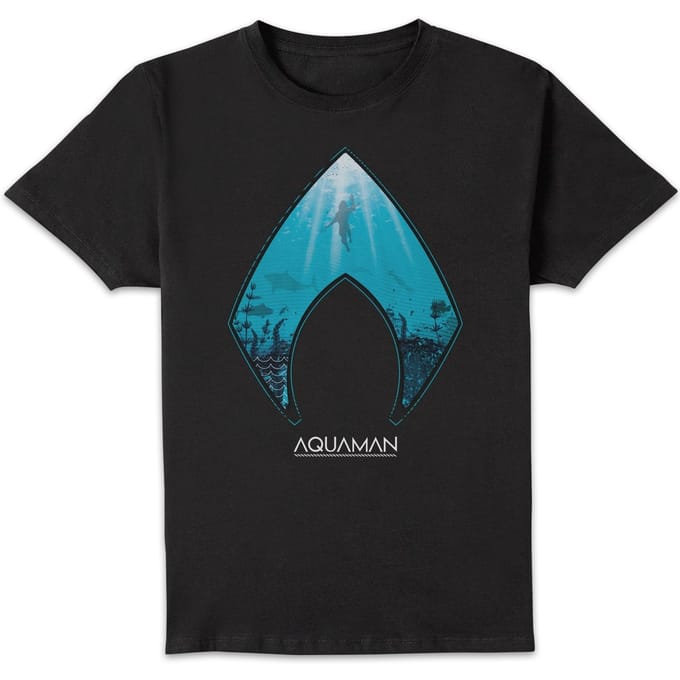Aquaman Deep t-shirt - Zwart - S