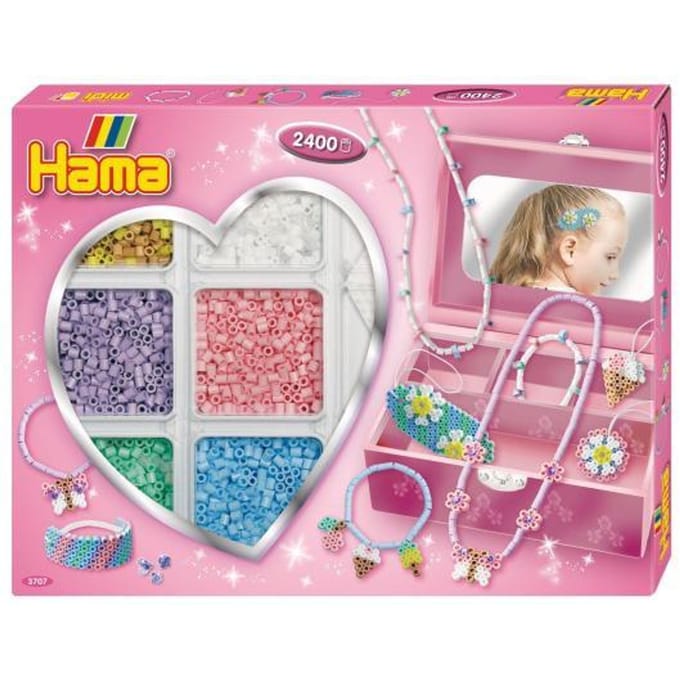 Hama Activity box Pink Heart 2400 beads Strijkkralen & -parels