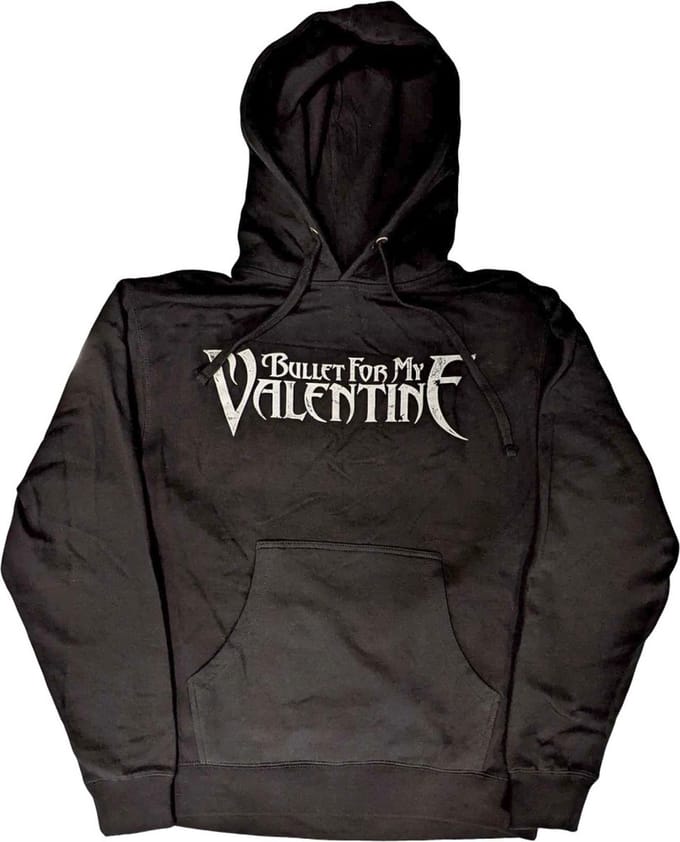 Bullet For My Valentine - Logo & Raven Hoodie/trui - S - Zwart