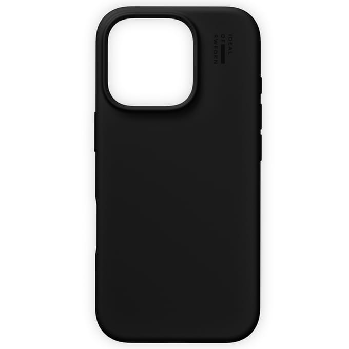 iDeal of Sweden Silicone Case geschikt voor Apple iPhone 16 Pro Max - Zwart