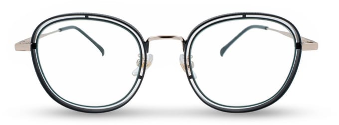 BL Double Round Gold - Blauw licht bril - Blue light glasses - Computer bril