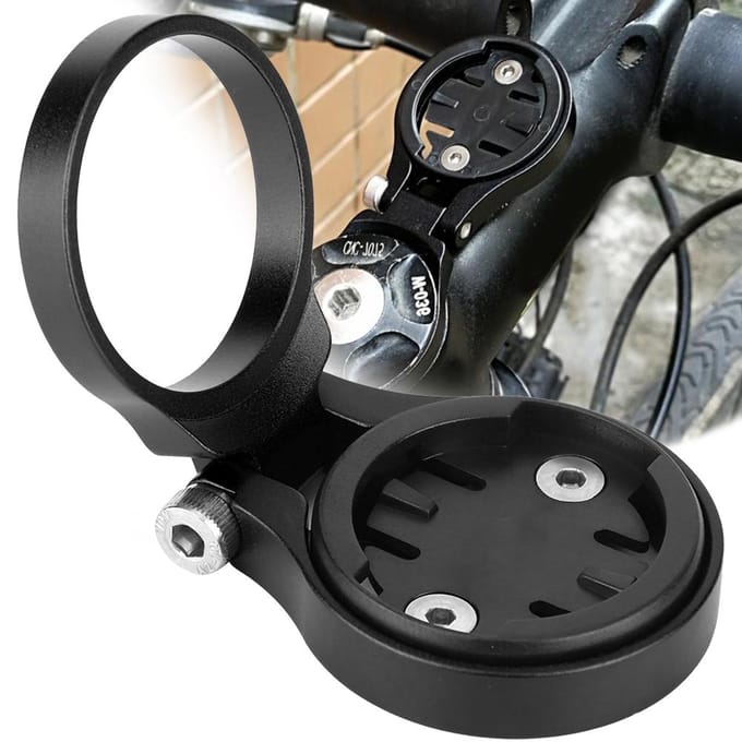 Fiets Fiets Verstelbare Stuurpen Houder voor Garmin Edge 1000 820 810 520 Computer GPS (Zwart) zwart