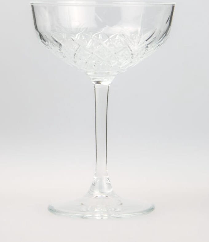 Champagne Cocktail Coupe Glas