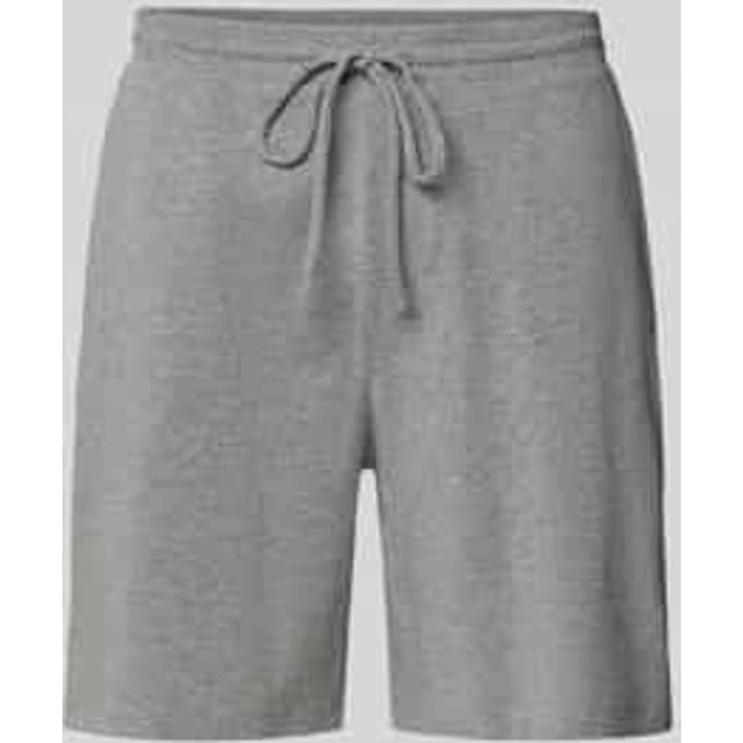 Sweatshorts met elastische band en tunnelkoord