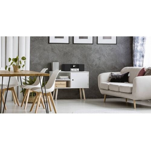 TechniSat DIGITRADIO 4 C Tafelradio DAB+, FM, DAB Bluetooth Zwart, Zilver