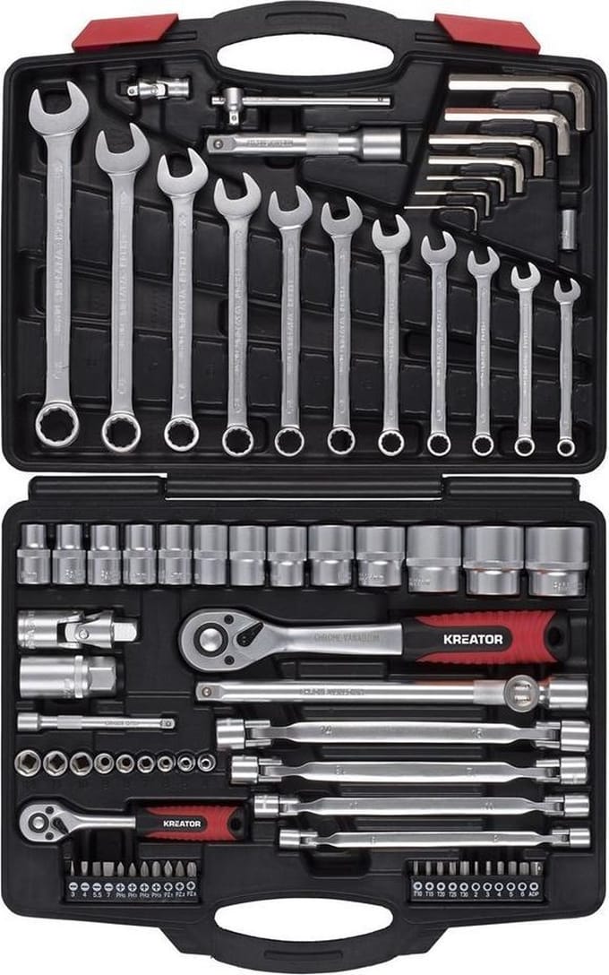 Kreator KRT500121 Dopsleutelset - 77 delig