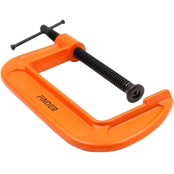 Premium Zware Verdikte G-Type Handklem met Koolstofstalen Stang(1 inch)
