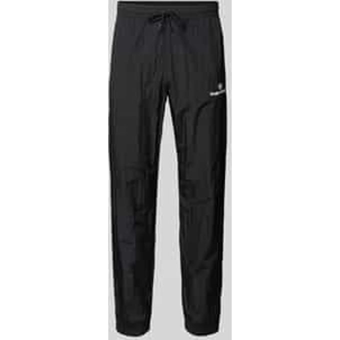 Straight fit stoffen broek met logo-stitching model 'Nayla'