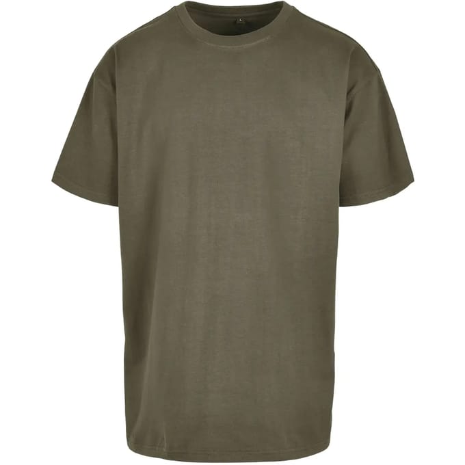 Build Your Brand - Heavy Oversized T-Shirt - Olive maat 5XL