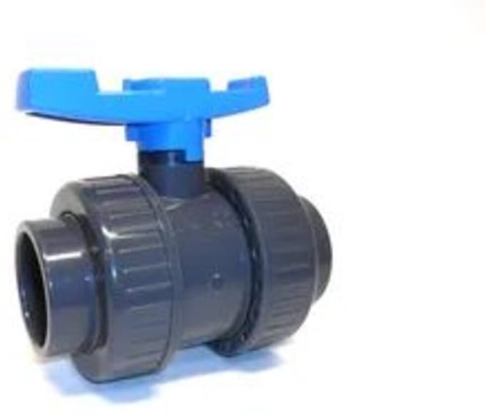 Druk PVC - Kogelkraan - 2x lijmsok - 110mm