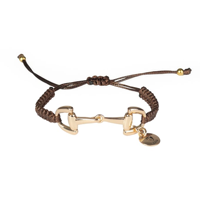 Gevlochten armband met bitversiering HORKA