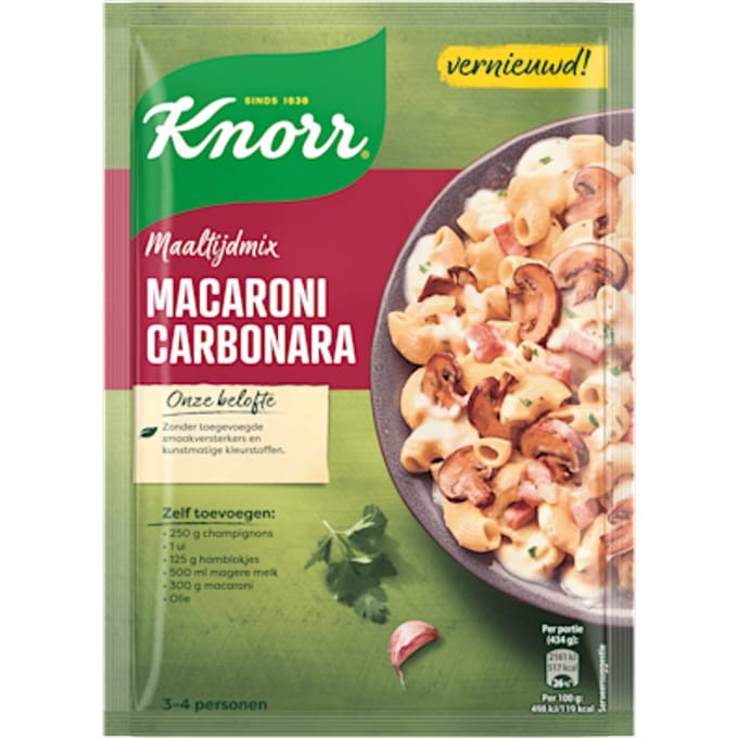 Mix voor Macaroni Carbonara