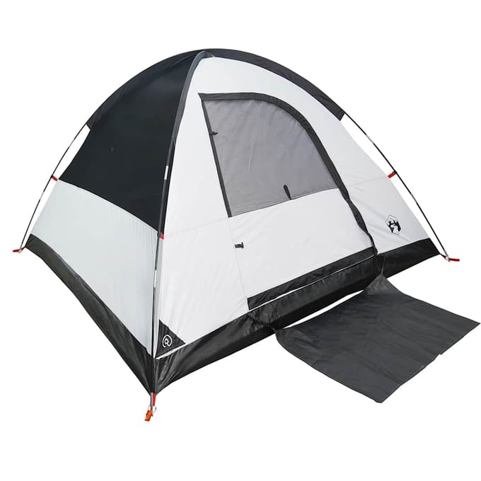 vidaXL - Koepeltent - 3-persoons - waterdicht - verduisterend - stof - wit