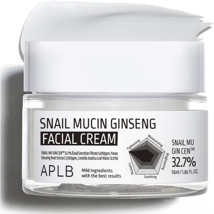 APLB Slakkenslijm Ginseng Gezichtscrème 55ml #55ml 1PCS white