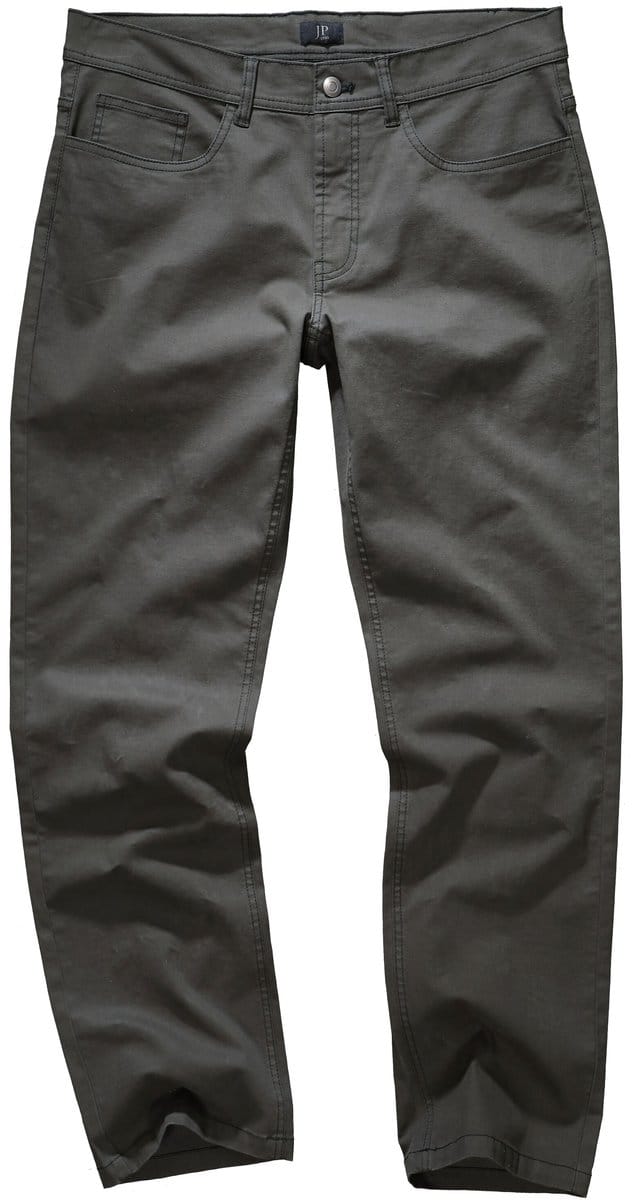 JP 1880 - Heren - broek Buik-Fit 5-pocket Regular-Fit - Donkerolijf - Maat 70