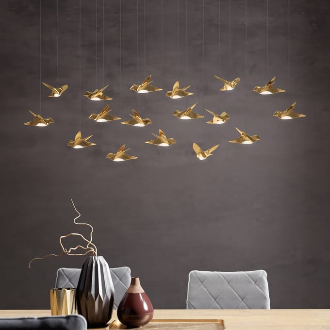 EGLO Stars of Light LED hanglamp Paratebueno messing 17-fl