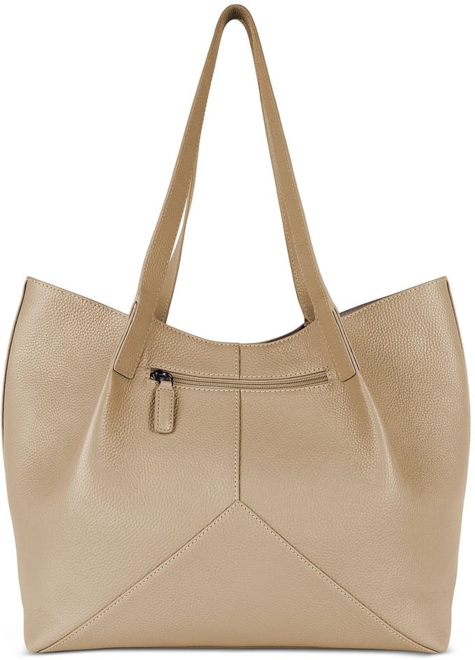 bugatti Leren shopper schoudertas Elsa Ladies Shopper White crème