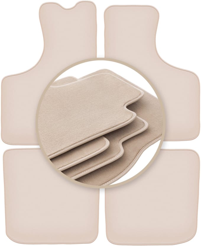 PREMIUM beige matten voor: Skoda 1000MB sedan 1966-1969