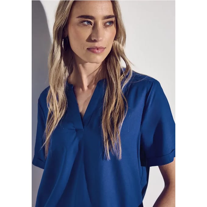 Blouse in effen kleur