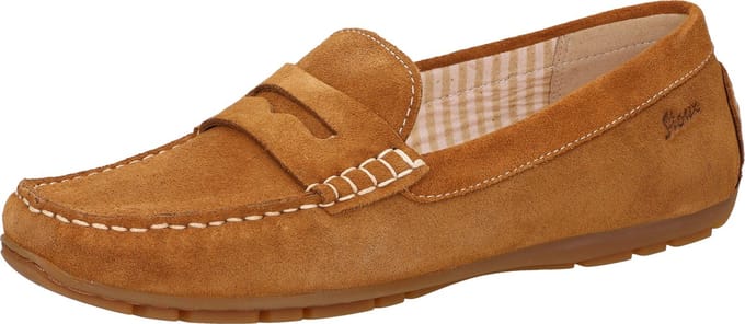 Sioux - CARMONA-700 - Instappers - Kleur: Cognac - Maat: 41
