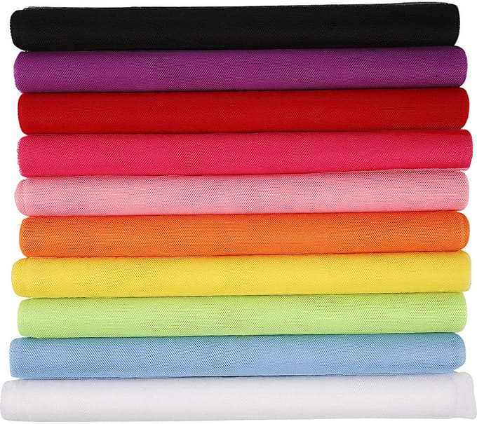 Tule - Assortiment, b: 50 cm, 10x5 m