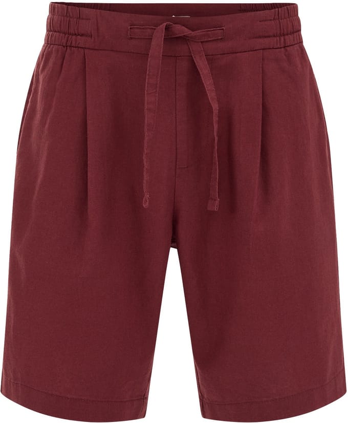 WE Fashion Heren relaxed fit short van linnenmix