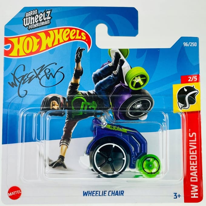 Hot Wheels Wheelie Chair Speelgoedauto Groen 1:64