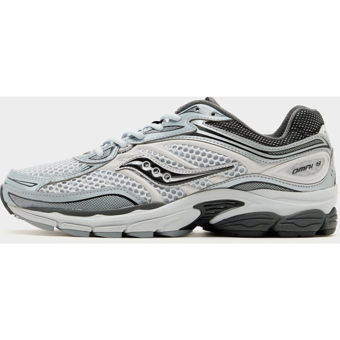 Saucony Progrid Omni 9 Sneakers Heren - Grijs - Maat 41 - Mesh/Synthetisch