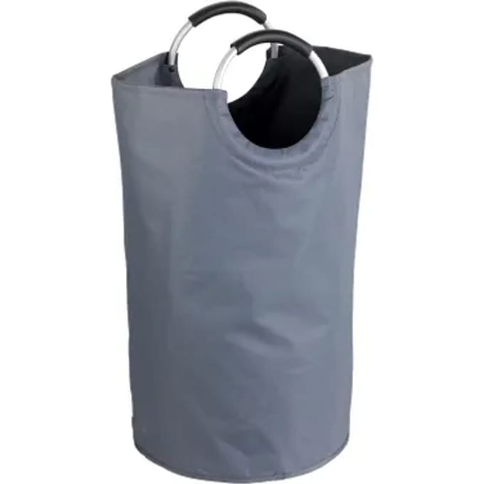 Wenko Wasmand Ecori - Bamboe - Zwart - 68l - 41x33x50cm