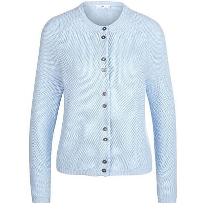 Vest 100% SUPIMA®-katoen Van Peter Hahn blauw