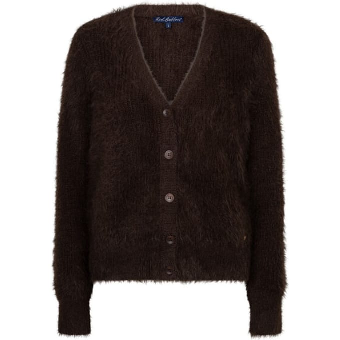 Red Button Rb fuzzy cardigan espresso