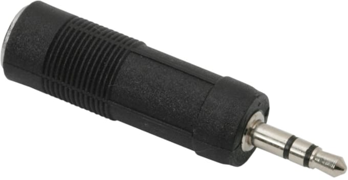 10x Jack Adapter 6,3 mm naar 3,5 mm Stereo – Jack Verloopstekker van Groot naar Klein – Audio Connector voor Koptelefoon & Apparatuur - 10 Stuks [05095]