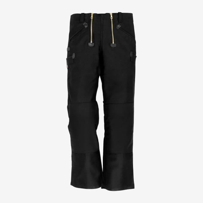 FHB KLAUS Zunft-Broek Dubbel-Pilo 70086 - Zwart - 48