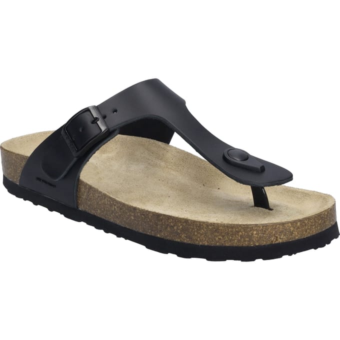 Josef Seibel Hermine 02 Dames Teenslippers - Zwart - 40