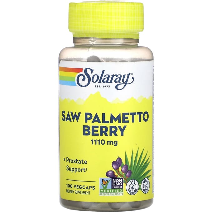 Zaagpalmetto Bessen, 1.110Mg, 100 Vegetarische Capsules (555 mg per capsule)