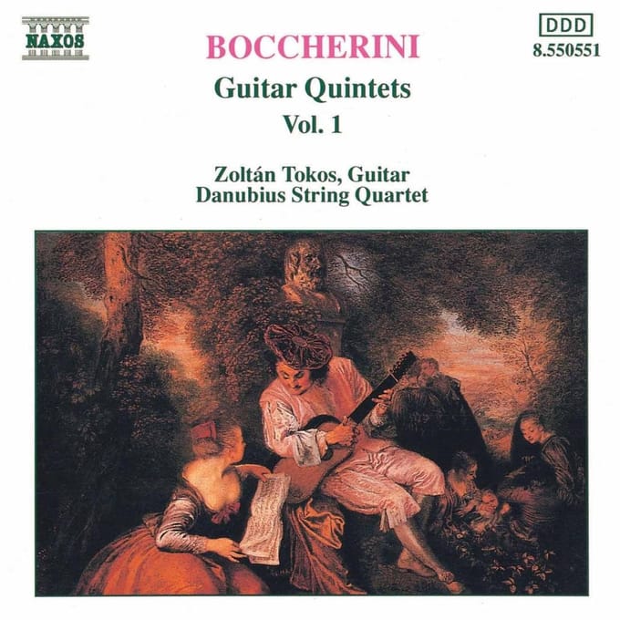 Zoltán Tokos, Danubius Quartet - Boccherini: The Guitar Quintets 1 (CD)