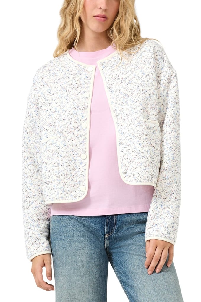 s.Oliver -qs Sweatshirts Offwhite Größe: S | Cropped-Jacken Outlet | Damen | Weiß