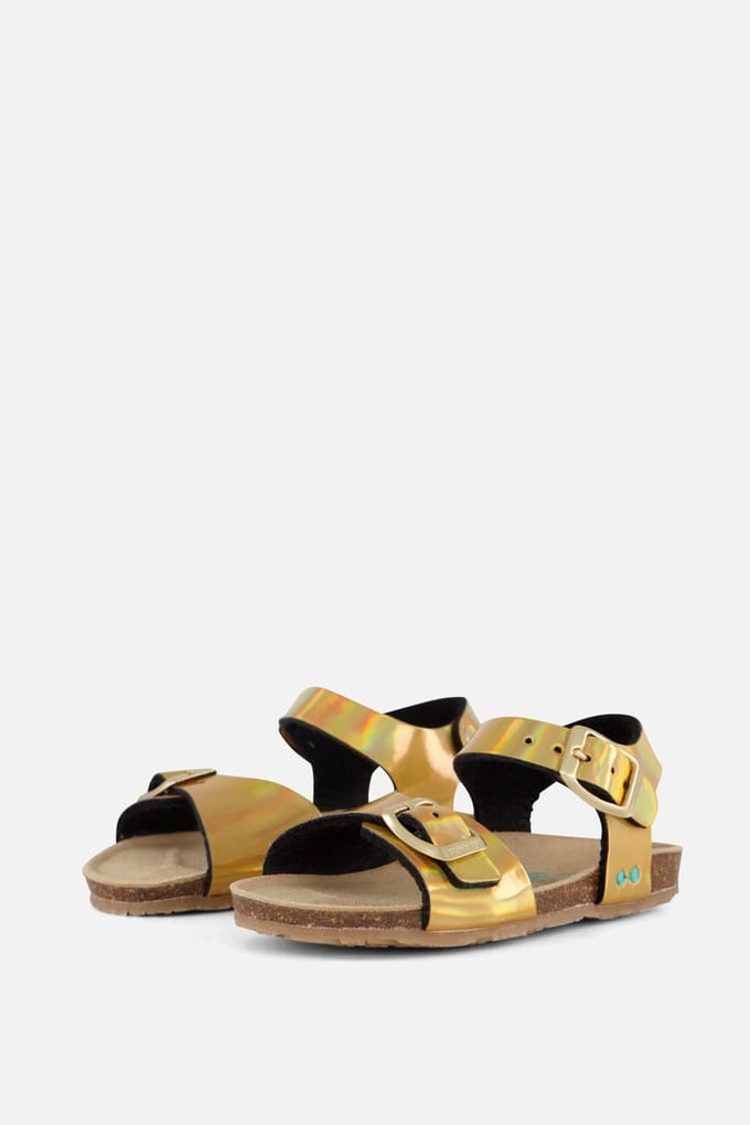 BunniesJR Babette Beach Sandalen goud Imitatieleer - Maat 23