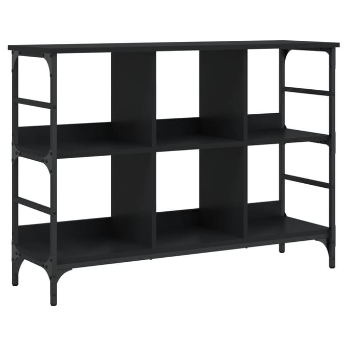 vidaXL - Dressoir - Zwart - Eiken - 102 - x - 32 - x - 73,5 - cm