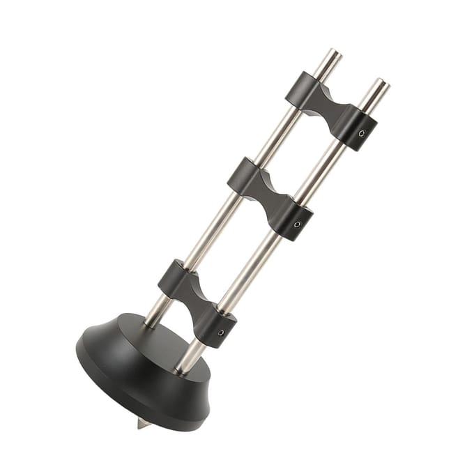 HiFi Kabel Hefrek Aluminiumlegering Verminder Trillingen HiFi Draadbak Organizer Stand voor Luidspreker black