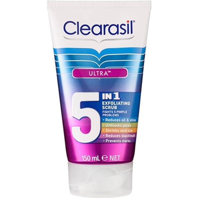 Clearasil Ultra 5in1 Exfoliating Scrub 150 ml
