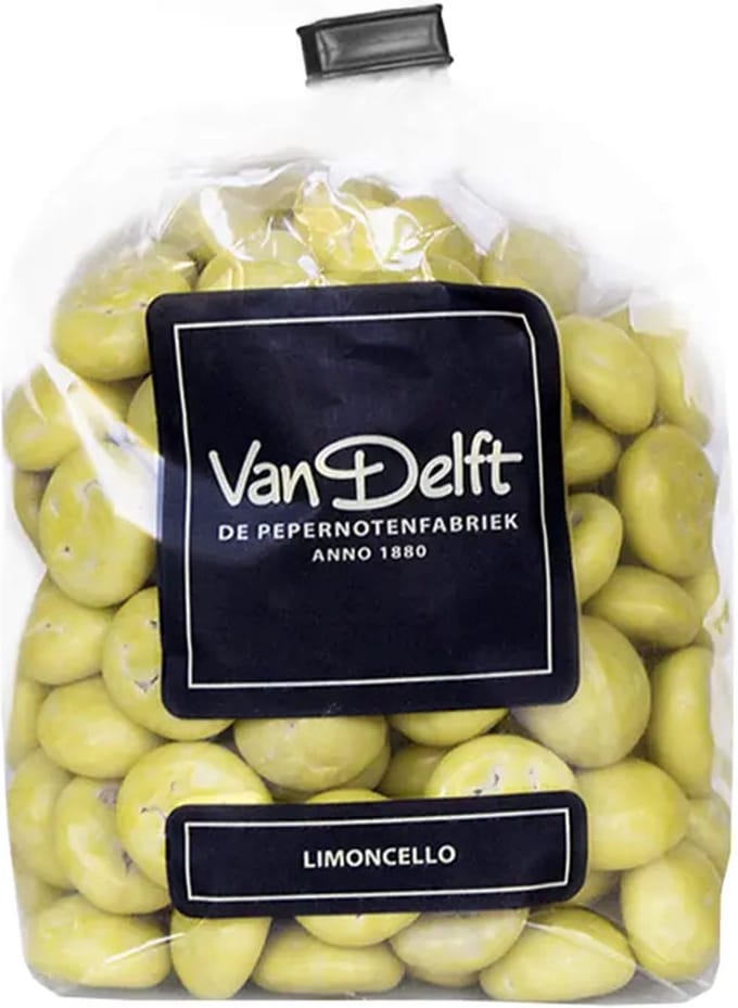 Van Delft - Limoncello Kruidnoten - 225gr - Chocolade pepernoten