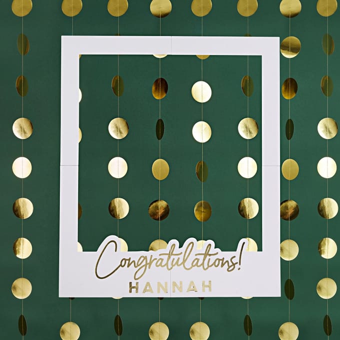 Congratulations Customisable - Goud