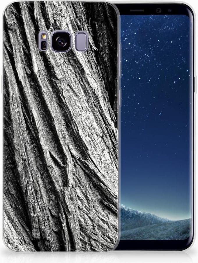 Bumper Hoesje Samsung Galaxy S8 Plus Boomschors Grijs