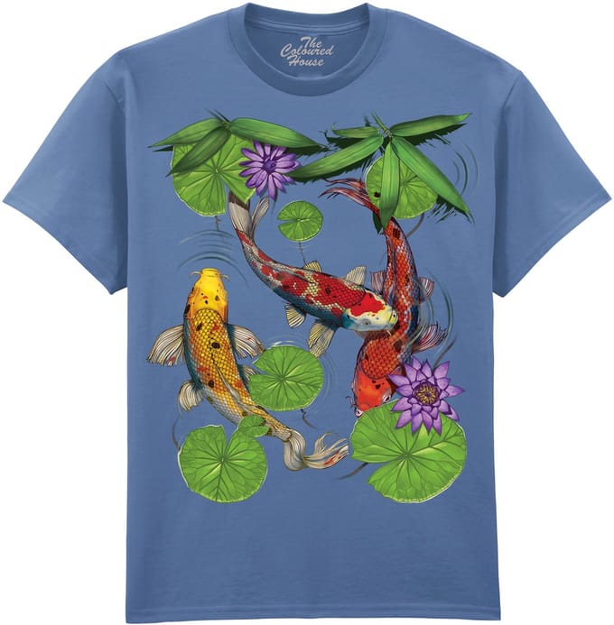 Koi Karper Koi Fish The Coloured House T-shirt M