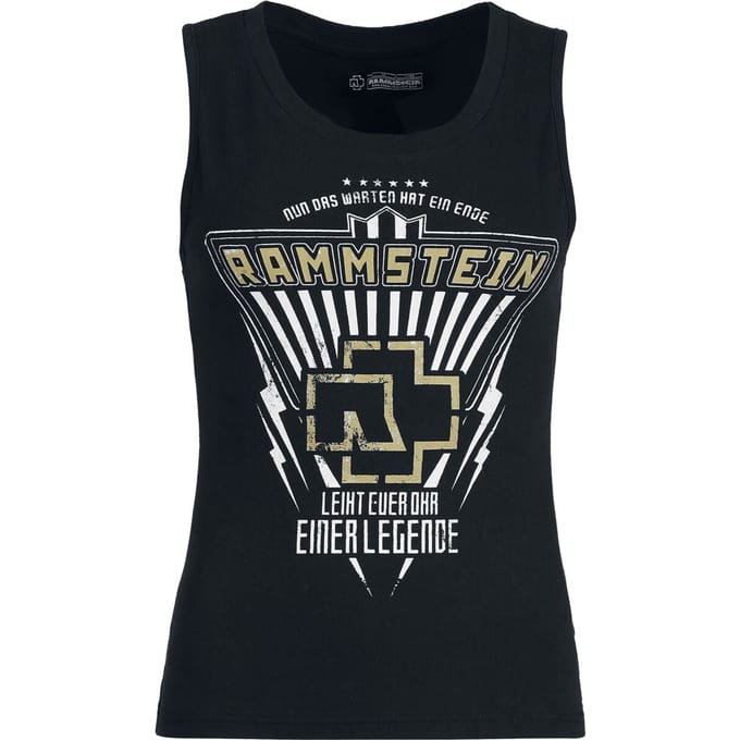 Rammstein Top - Legende - S tot 3XL - voor Vrouwen - zwart