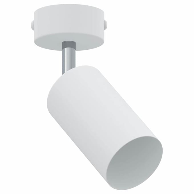 vidaXL Plafondspot met schijnwerpers Wit 6 x 6 x 16 cm Metaal