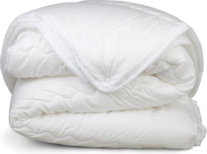 Snoozing Graz - Synthetisch - 4-seizoenen kinderdekbed - Junior - 120x150 cm - Wit