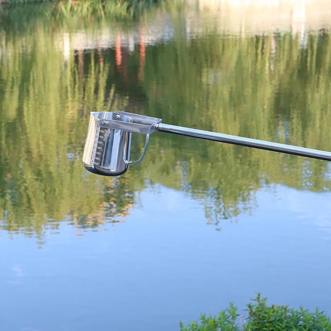 Water Sampler - Monsternemer Staaf - Waterkwaliteit Testen - Telescopisch Verstelbaar - 500ml 2 Meter - Zilver
