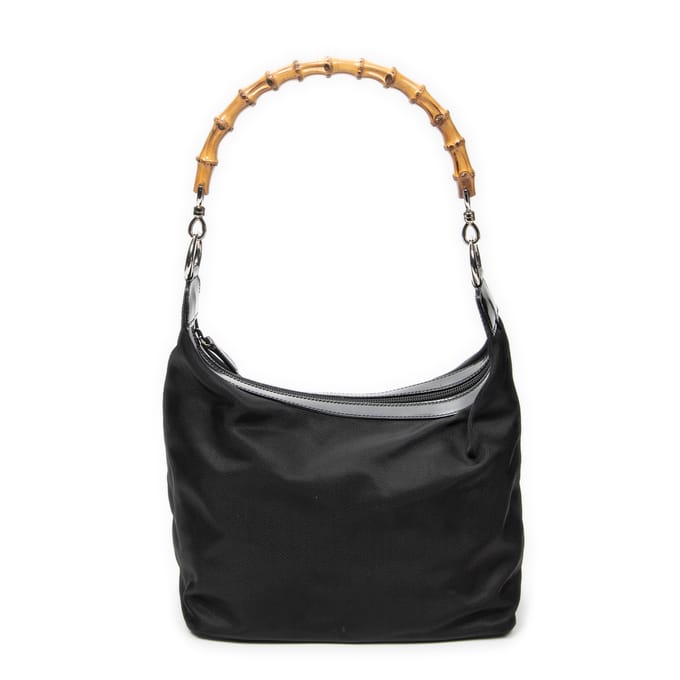 Bamboo Zip Hobo   schoudertas